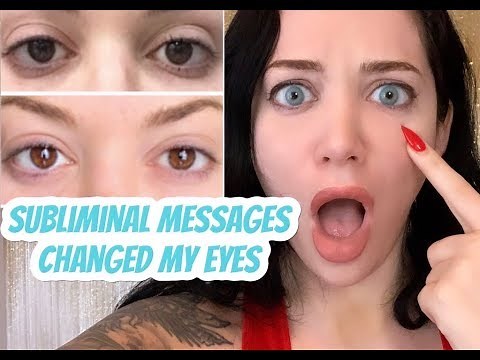 Biokinesis Results: Subliminal Messages Changed My Eye Color