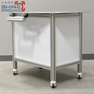 [Hot Item] Aluminium Profile Extrusion CNC Work Table Automatic Aluminum Mobile Workbench with Drawers and Wheels