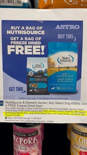 Another one of our November specials🐶😊￼ | Mckenzie Feed and Pet Supplies