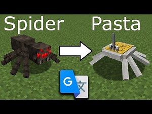 minecraft, but mobs are translated 400 times in google translate