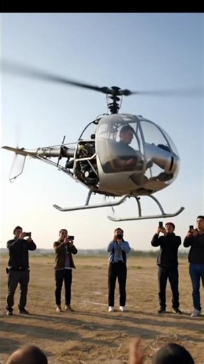 “Handmade Helicopter STUNTS in Real Life! 🚁🔥 Chinese Genius Shocks Everyone!”