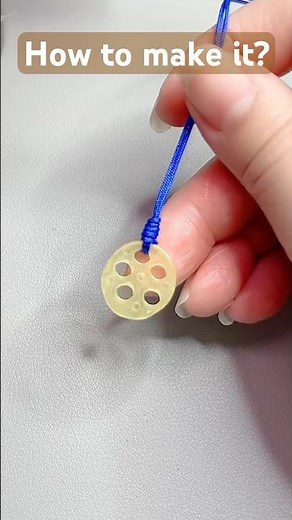 How to make it?#shorts #shortsfeed #diy #craft #diycrafts #handmade #howto #pendant #fashion #knot