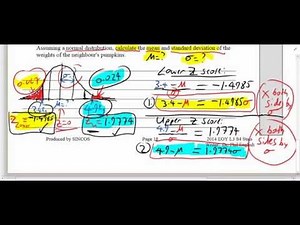 Normal distribution - NCEA Level 3 Excellence level
