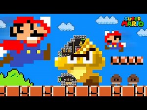 Spooky: Mario and Tiny Mario jumps vs The Giant Goomba Maze