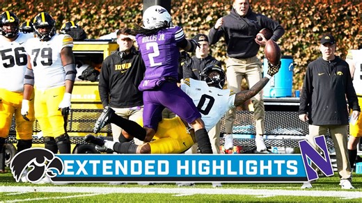 Iowa vs. Northwestern | Extended Highlights | Big Ten Football | Nov. 4, 2023