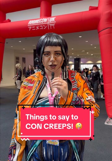 Things to say when dealing with a CON CREEP! 😟🫢 Had a lot of fun filming this at Animecon last weekend! 😂 Do you think we need a part two?! 👀 Have you had any weird interactions at Comic Cons? 🥴 How did you deal with it? Maybe we can help each other with some lil tips and tricks in the comments! 🥹 Featuring the icon that is @moondropz 😎🔥 #animecon #animeconvention #concreep #cosplaymeme #ukmemes