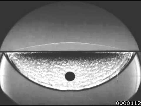 Shock wave from an explosive exploding underwater