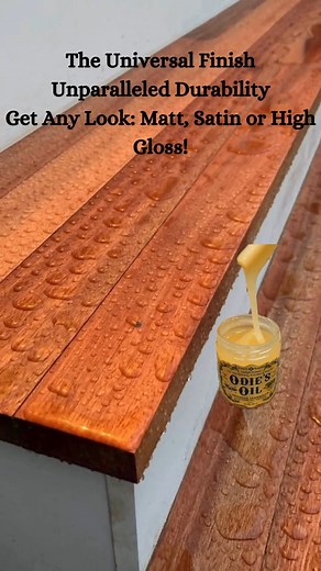 12 reactions | Odie's Oil is The Universal Finish | Waterproofs | Protects | UV Inhibitor | Truly Hard Wax Oil #furnituremakeover #liveedge #furniture #odiesoil #uvprotection #woodfinishing | Odie's Oil | Facebook