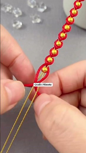 How to tie a bracelet easily but elegantly #diy #crafts #diycrafts