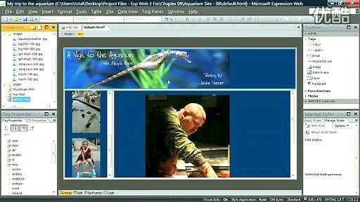 Microsoft Expression Web2. 教程Chapter 08 L04