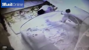 CCTV catches Indonesian babysitter shoving and slapping child