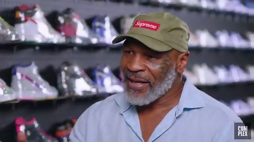 Mike Tyson goes sneaker shopping with Complex