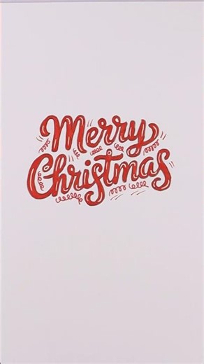 Merry Christmas drawing easy step by step tutorial for beginners #draw #drawing #sketch #arte