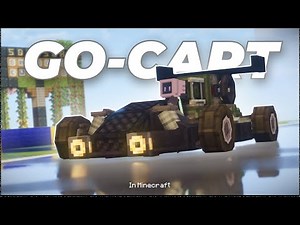 Build a GO-KART in Minecraft Create Mod Trackwork Mod | Tutorial (FREE Schematic at 1K Likes)