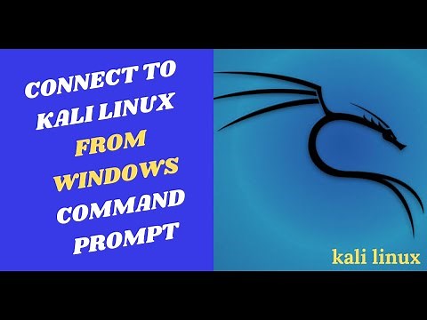 How to Connect to Kali Linux Remotely from Windows Command Prompt