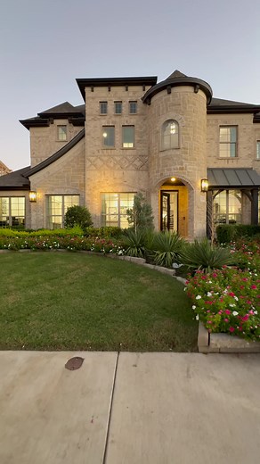 Mini Modern Luxury Castle House Tour | Stunning Design & Decor