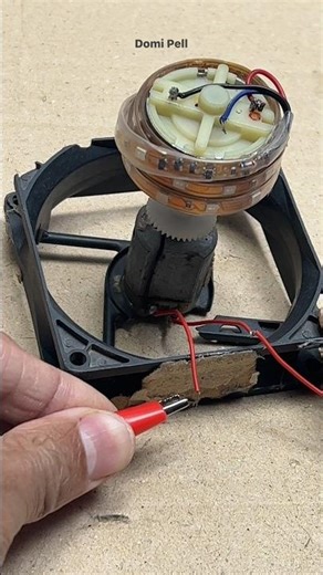 Dc motor rotate experiment #diy #motor #project