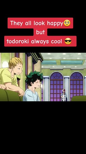 they all finally together and why todoroki always cool😎 I can't Aaaaaa#myheroacademia #deku#todoroki #bakugou