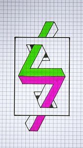 Draw simple line's to create amazing optical illusion😊✍️🎨 #Art #Drawing #Illusion #Tutorial #3D | Creative Art & Craft Ideas