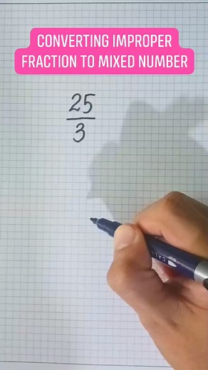 📢 BASIC MATH REVIEW How to convert improper fraction to mixed number?📚✏️ #mathtrick #mathmadeeasy #civilserviceexam #CSE | Math Teacher Gelo