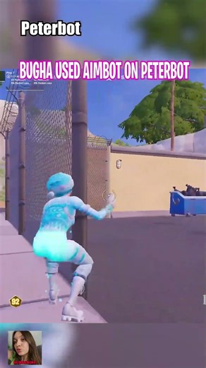 Bugha Just Used Aimbot on Peterbot 😭 #fortnite