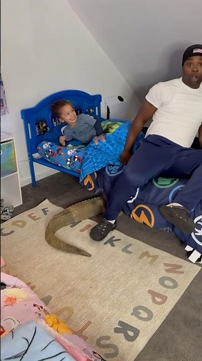 Adonis tries to sneak alligator into his bedroom