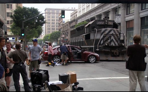 【电影幕后】《盗梦空间》成片与幕后对比