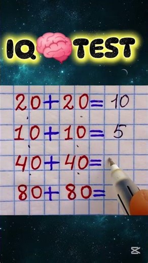 IQ TEST 🔥 #MATH QUESTIONS 😎