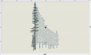 Embroidery: Idaho Trees - Six Sizes Between 6 and 12 Inches Tall - Two Thread Colors - Etsy