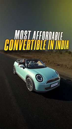 The MINI Cooper Convertible brings big fun in a small package. Compact, playful, and one of India’s most affordable convertibles. Worth the hype? Let’s find out. 🚗✨ (Car review, trending cars, #MINICooper #Convertible #CarReview #LuxuryCars, Mashable Auto, India’s most affordable convertible) | Mashable India