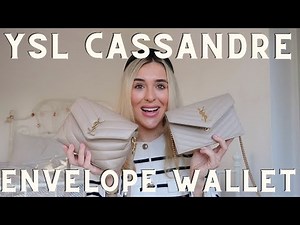 Ysl Cassandre Envelope Chain Wallet Review - Saint Laurent Cassandre Bag vs Toy Loulou Bag