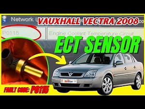 Replacing Vauxhall Vectra 2008 Engine Coolant Temperature Sensor | Fix P0115 Fault Code 💥🫵😁