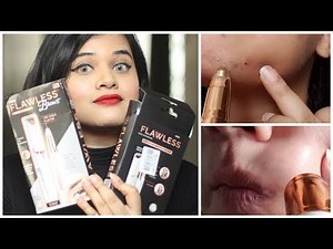 Flawless Facial Hair Remover demo and full review