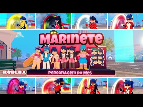 🎉(PART 2) MARINETTE MONTH in the MIRACULOUS RP game!!! - Roblox
