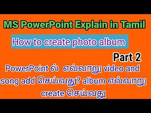 PowerPoint explain in tamil/ insert menu explain in tamil/BROSY ACADEMY
