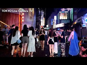 【LIVE】渋谷のクラブ街 渋谷スクランブル交差点 ライブカメラ / Shibuya Scramble Crossing Live Camera 2022/7/16