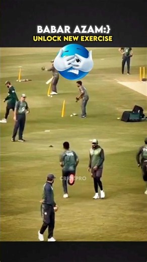 Babar Azam New Funny Exercise 😍 #cricket