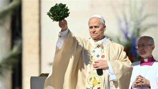In his first Easter message, Pope Leo warns world is 'becoming indifferent' to violence
