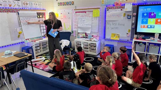 Amy Brown continues to teach and learn from her students at Springfield Elementary