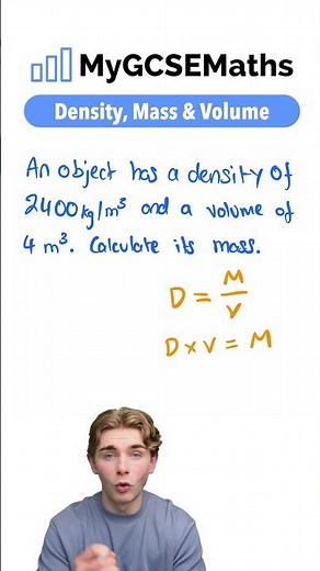 Density, Mass & Volume | GCSE Maths 2025