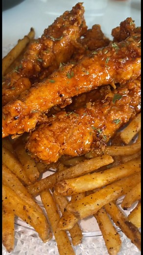Extra Crispy Hot Honey Chicken Tenders Recipe