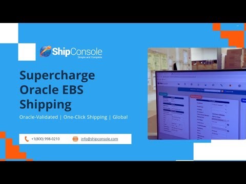 Supercharge Your Oracle EBS Shipping with ShipConsole