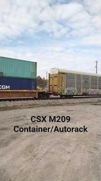CSX M209 Containers & Autoracks 3308, 3237 #containers #autoracks @CameraBryan #train #csx #ttx