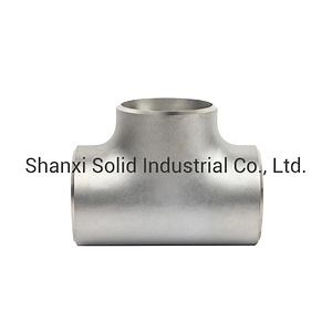 [Hot Item] Stainless Steel Pipe Fitting 3-Ways Tee Seamless Equal Tee