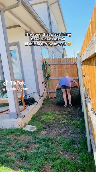 Hybrid turf is the perfect solution for dog owners who want a clean yard without sacrificing real grass. 🌱 Unlike artificial turf, hybrid turf reinforces natural grass so it can handle heavy dog traffic while still allowing water to drain and grass to grow. No more mud, no more worn-out patches—just a durable, natural lawn built for dogs to run, play, and live on every day. If your yard can’t keep up with your dogs, hybrid turf is the upgrade it needs. Link in my bio for a discount!! #HybridTur