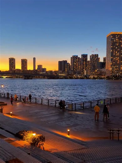 🇯🇵 Despite Tokyo being such a big city, Toyosu Park is often quite quiet if you go at the right time. It also has an amazing and beautiful view.(source: nachan_photrip)