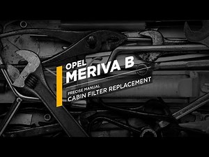 HOW TO REPLACE A WIX FILTERS CABIN FILTER | Opel Meriva B - WP9357