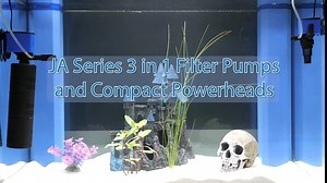 210 GPH Powerhead Submersible Pump - 3 in 1 Aquarium Fish Tank Pump with Oxygenation, Filtration & Water Cycling, 3.3 ft max lift, 15W