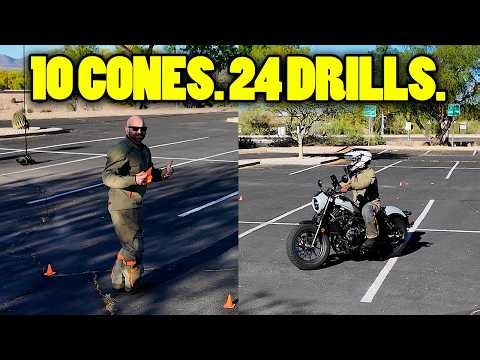 How to Set Up a Motorcycle Training Course in Any Parking Lot