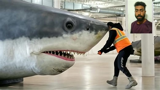 WOMAN PUSHES SHARK! 😱 Brave Girl Fights Off Great White Shark Attack With Her Bare Hands Description: WARNING: YOU WON'T BELIEVE THIS! In this shocking viral video, a brave woman fights off a massive shark by pushing it away with her bare hands. Watch as she calmly places her hands on the shark's head and guides it away during a close encounter in the ocean. This incredible moment of courage and quick thinking has stunned marine biologists and viewers worldwide. Was it a trained response or pur